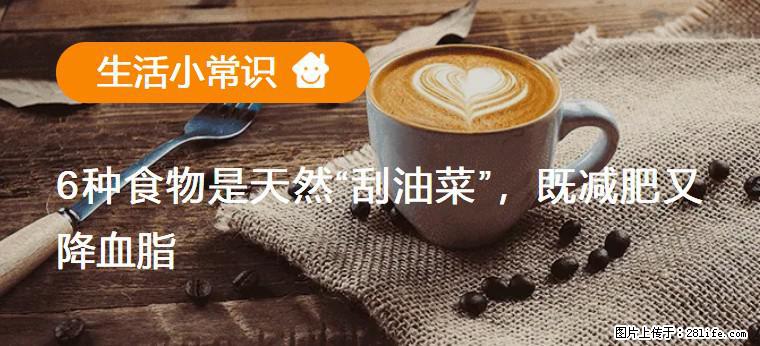 【生活小常识】6种食物是天然“刮油菜”，既减肥又降血脂 - 内江生活资讯 - 内江28生活网 scnj.28life.net